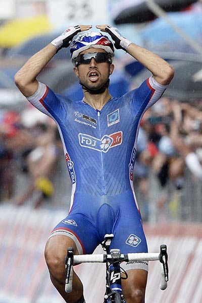 Nacer Bouhanni vince la 4a tappa del 97° Giro d'Italia ©Photo La Press/RCS Sport